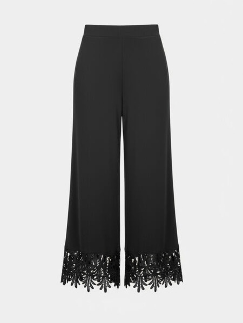 JOSEPH RIBKOFF WIDE-LEG CROPPED TROUSERS STYLE 262095 SIZE 10